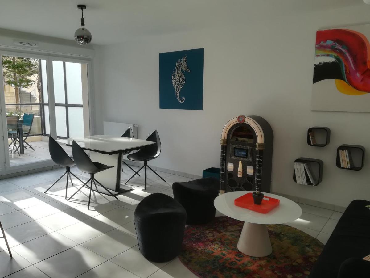 Bel Appartement Avec Terrasse - Plage De Carro A Pied มาร์ติกส์ ภายนอก รูปภาพ